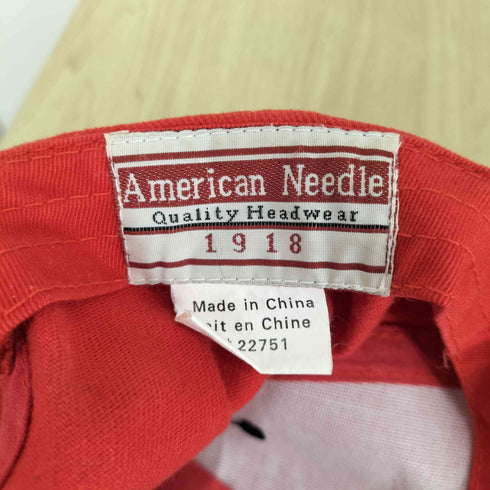 アメリカンニードル American Needle NHL チームロゴ刺繍テープバックキャップ メンズ